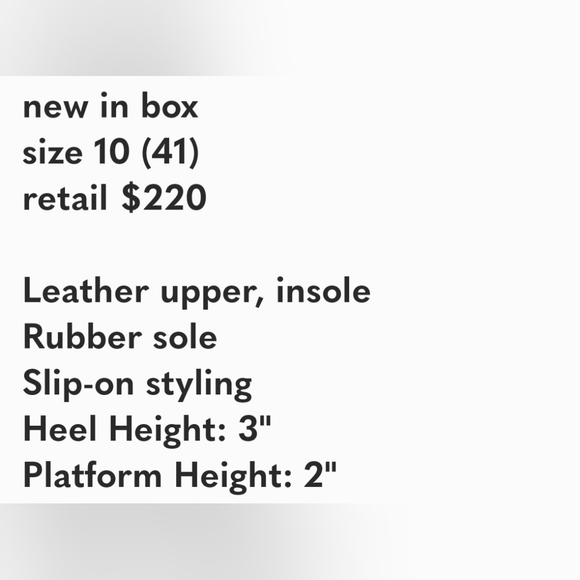 Intentionally Blank Sandals platform Reduced - Picture 6 of 6